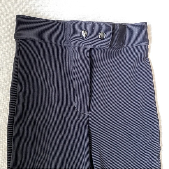 AMERICAN Apparel Black Ribbed Slim Fit Riding Pant Size S - Picture 3 of 13